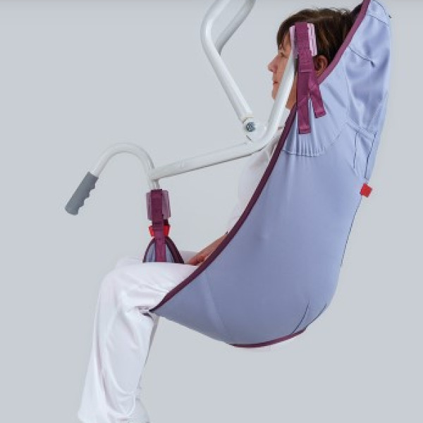 Sling for hoist - LARGE Pivot Silvalea Easy Care Sling with Head Support EQ7220